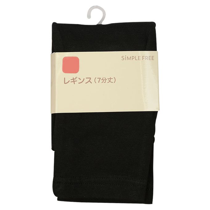 akachan honpo - 7分內搭褲-黑色