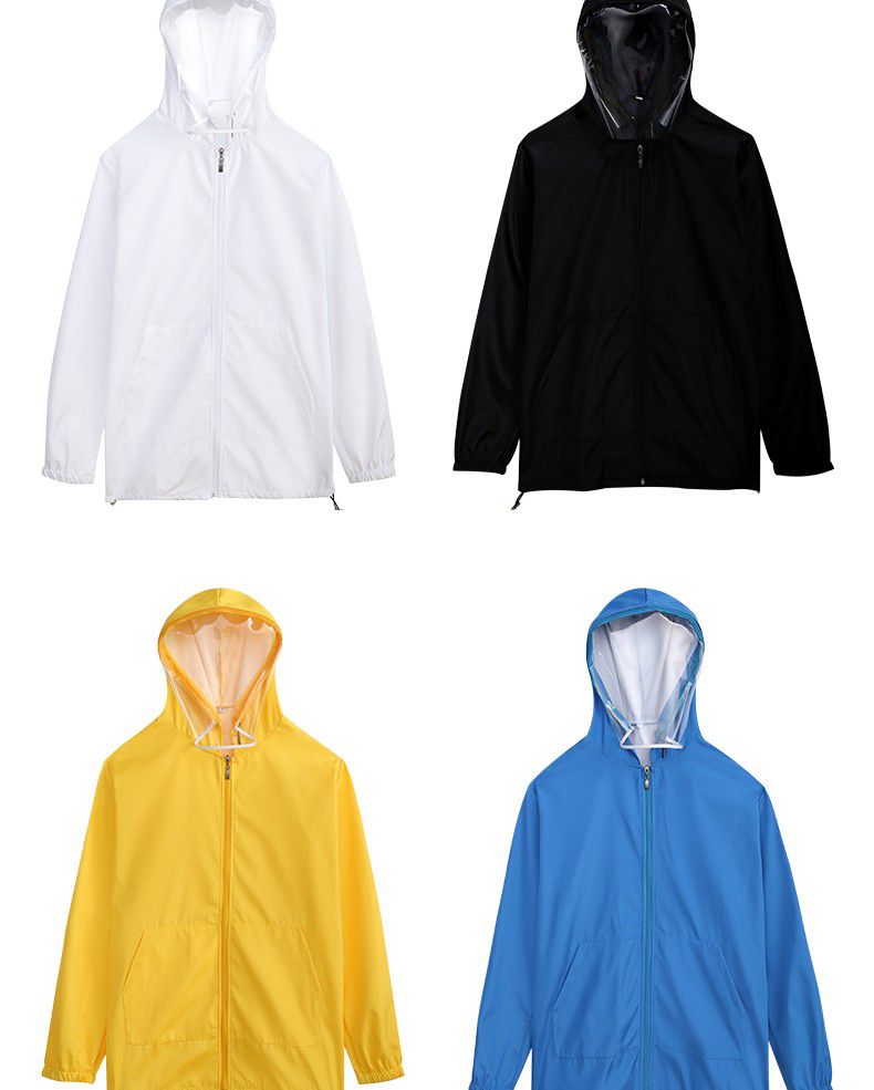 防風連帽外套(面罩可拆)-一般款-黑色-(非醫療用品)