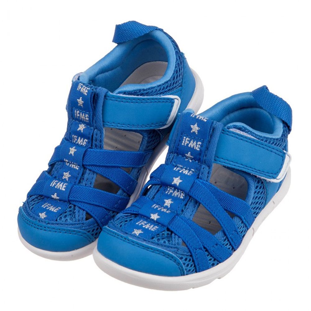 日本IFME - 天藍和風兒童機能水涼鞋