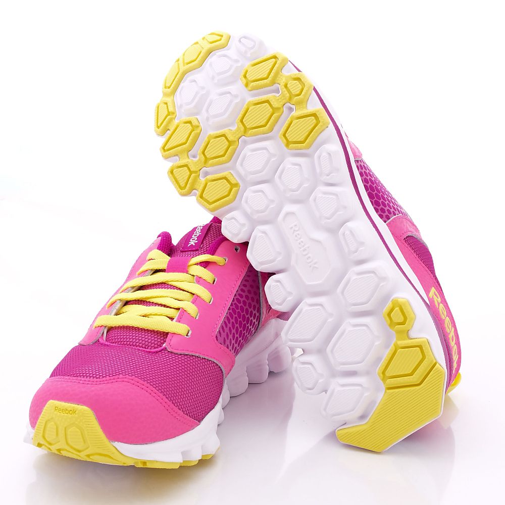 REEBOK - 童鞋-彈力亮彩運動鞋款(大童段)-桃