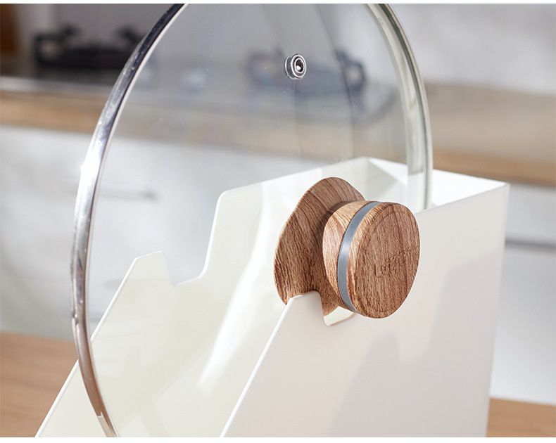 廚房鍋具/鍋蓋收納置物架-斜面