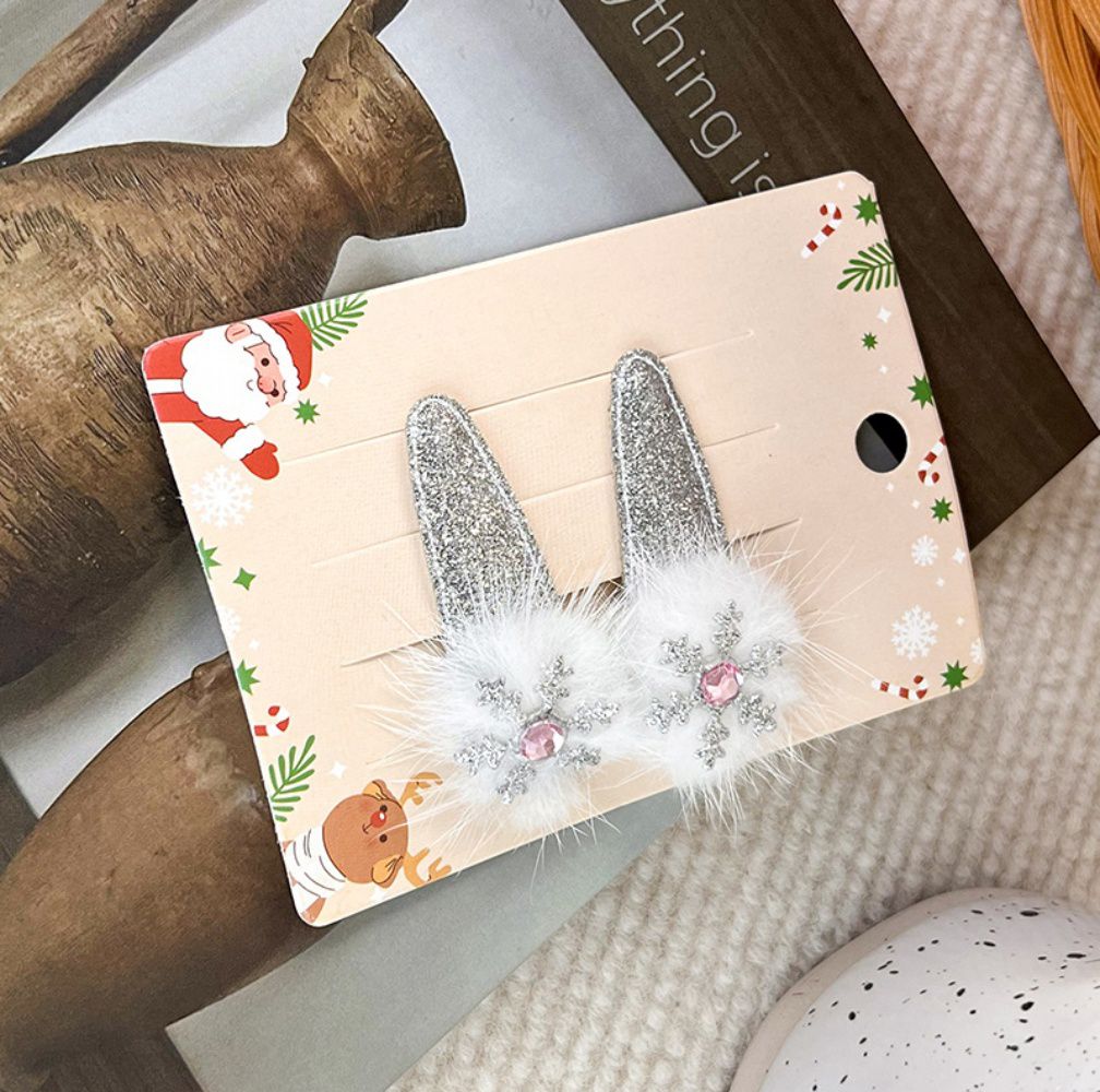 聖誕節造型BB夾(2入)-薑餅人