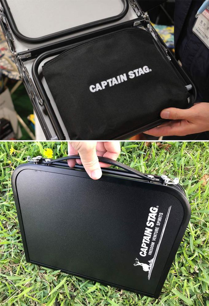 日本CAPTAIN STAG - CS經典款可折疊便攜小桌47x30