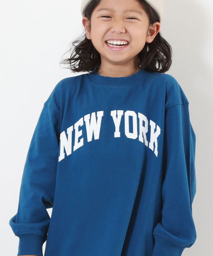 日本 devirock - 100%棉 定番印花寬版長袖上衣-BEGIN-黑