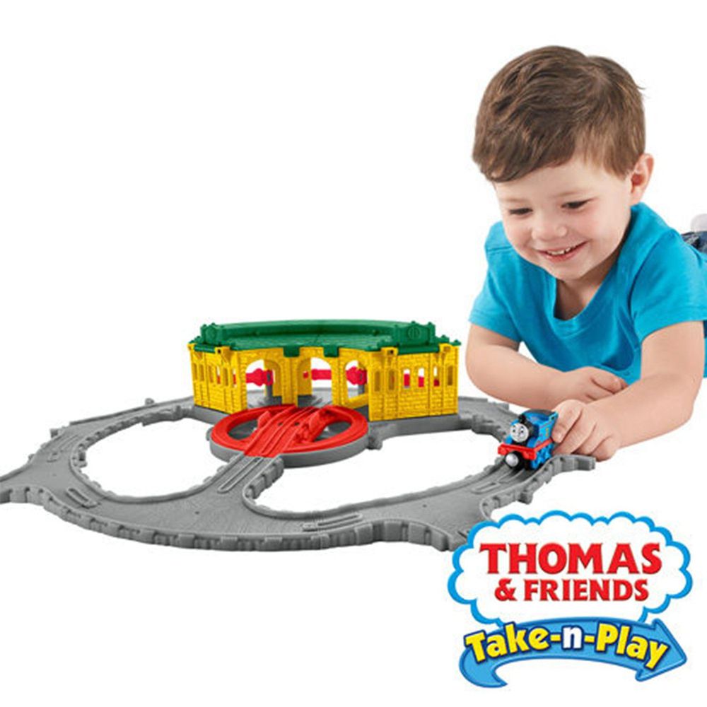 湯瑪士小火車 - 帶著走系列 提茅斯機房遊戲組
