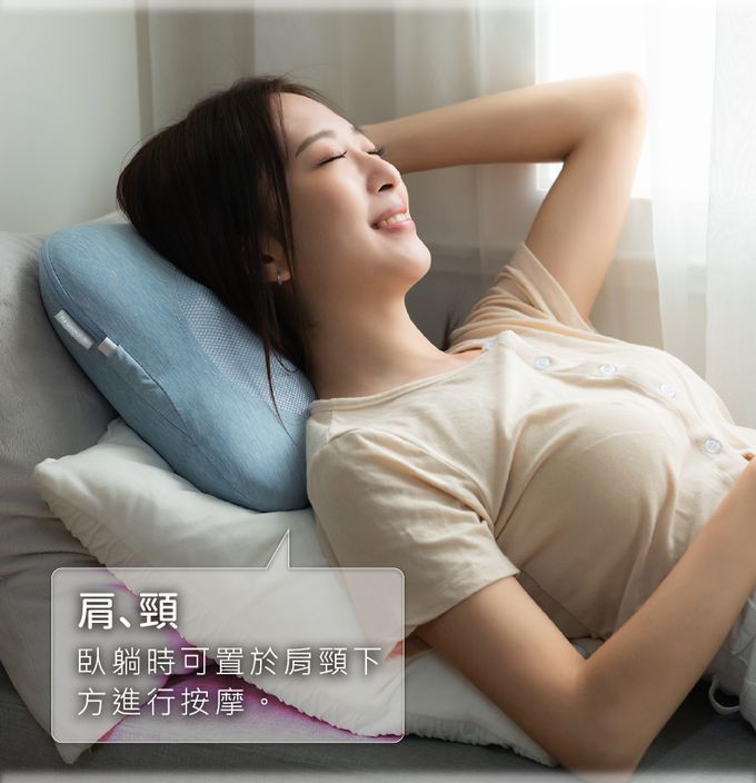 巧福 CHIAO FU - ★日本熱銷★無線溫熱按摩枕 UC-550-(藍)