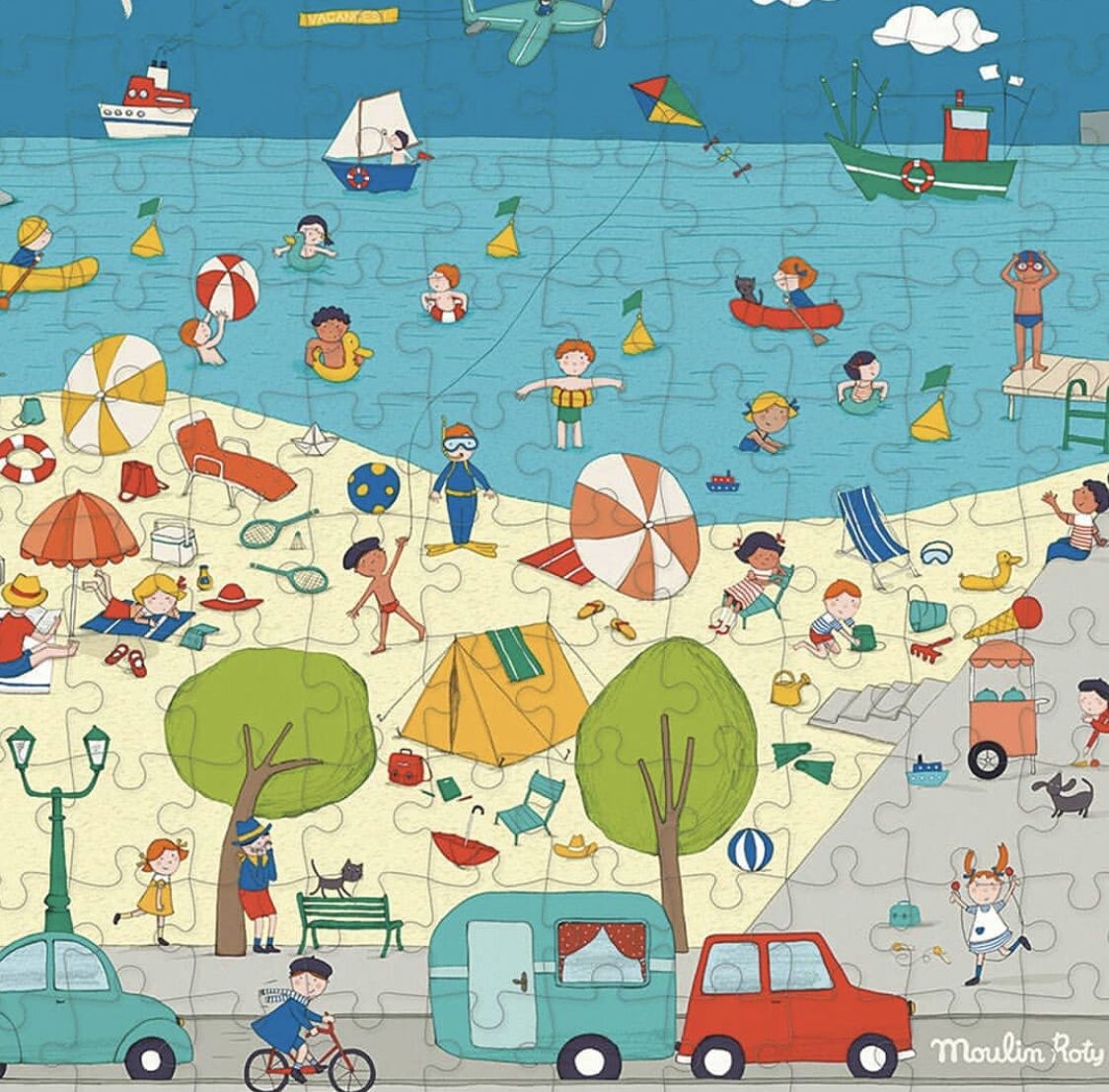 Moulin Roty - 海報拼圖-休閒時光(150片)