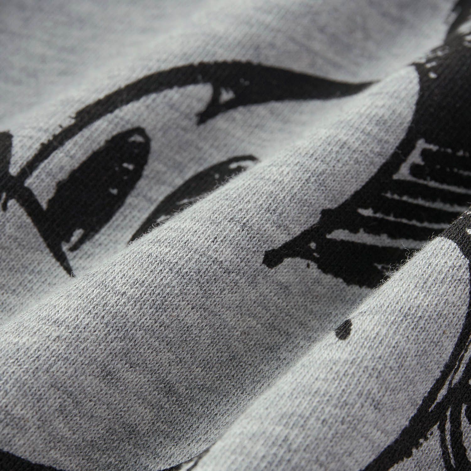 日本千趣會 - 迪士尼裏毛長T-米奇頭-灰