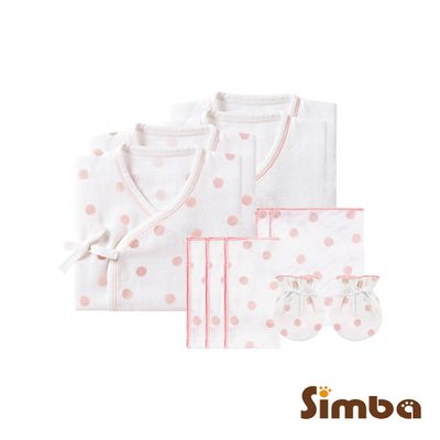 Simba 小獅王辛巴 - 極柔感紗布柔軟呵護新生套組-綜合粉