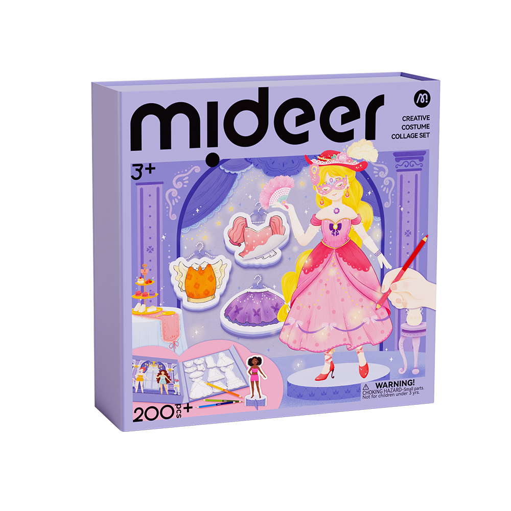 便利貼塗鴉換裝娃娃-美麗公主