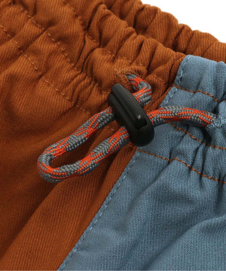 日本 BREEZE - 裏起毛工裝休閒長褲-丹寧藍