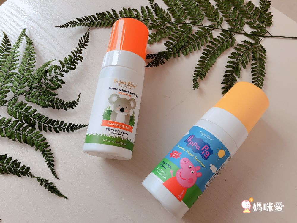 澳洲 Bubba Blue - 無酒精乾洗手慕斯-無香-佩佩豬-100ml