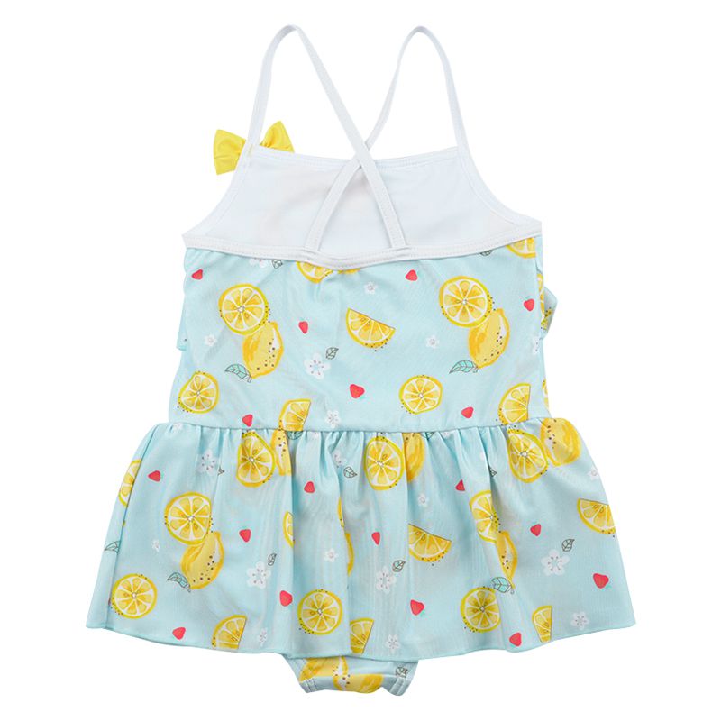 akachan honpo - 連身泳衣-檸檬-淺藍色