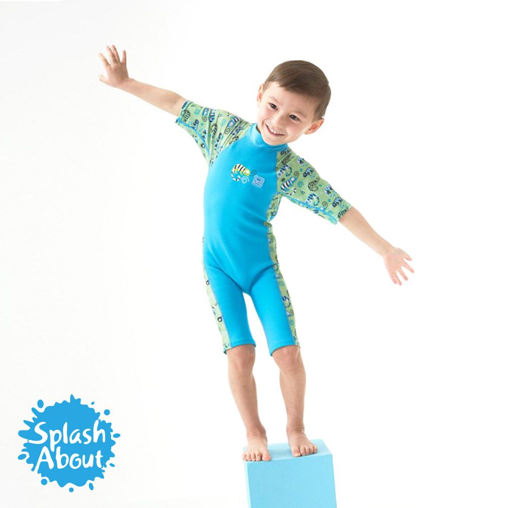 Splash About 潑寶 - UV Combie 兒童防寒泳裝-國王變色龍