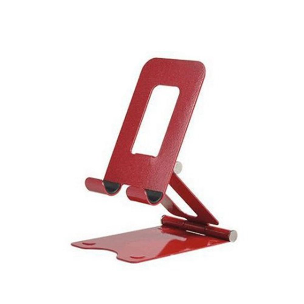 Vanibaby - 桌上型手機架 平板手機架(雙軸 鋁合金 平穩 摺疊便攜)-紅色