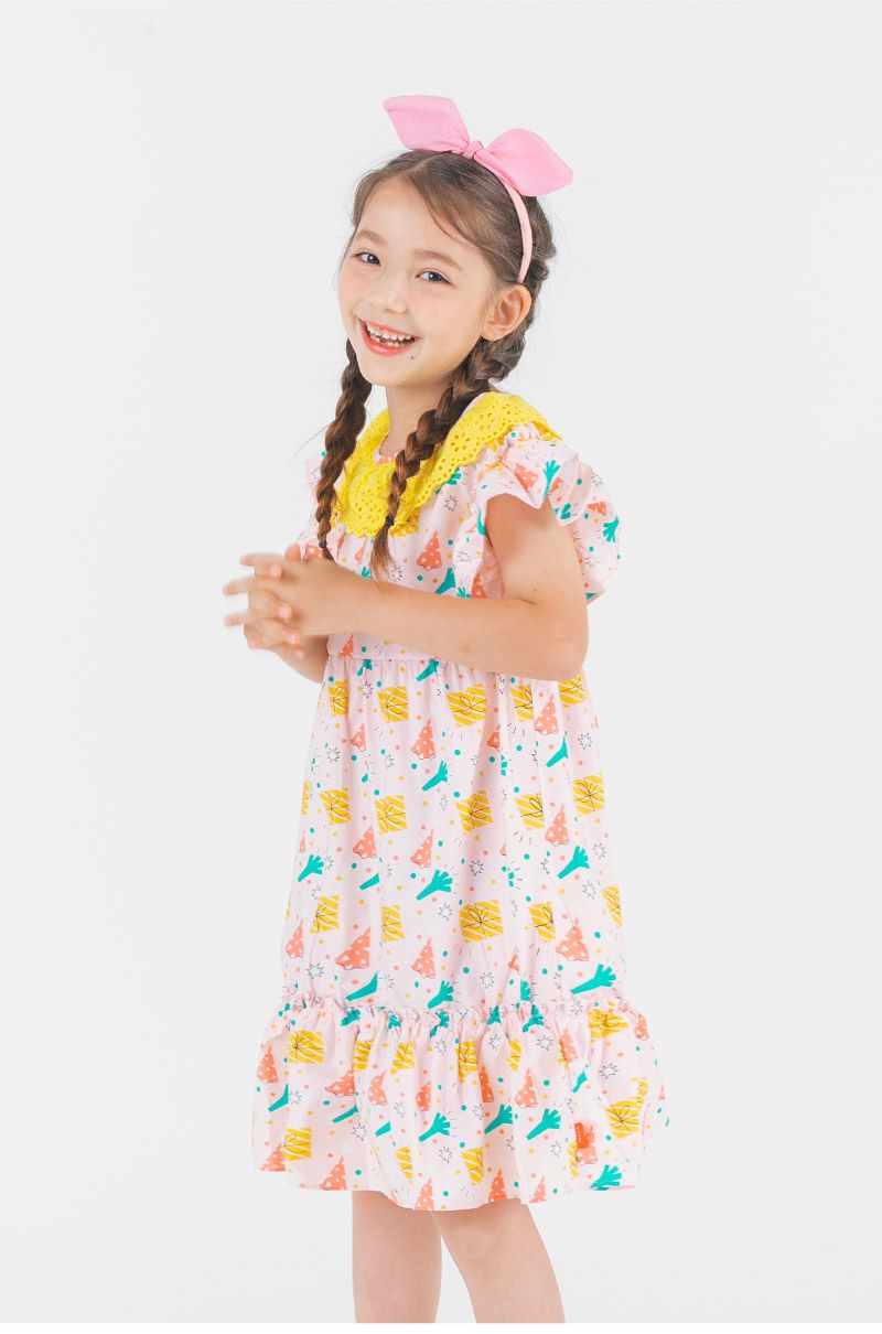 韓國 OZKIZ - 立體袖驚喜禮物洋裝