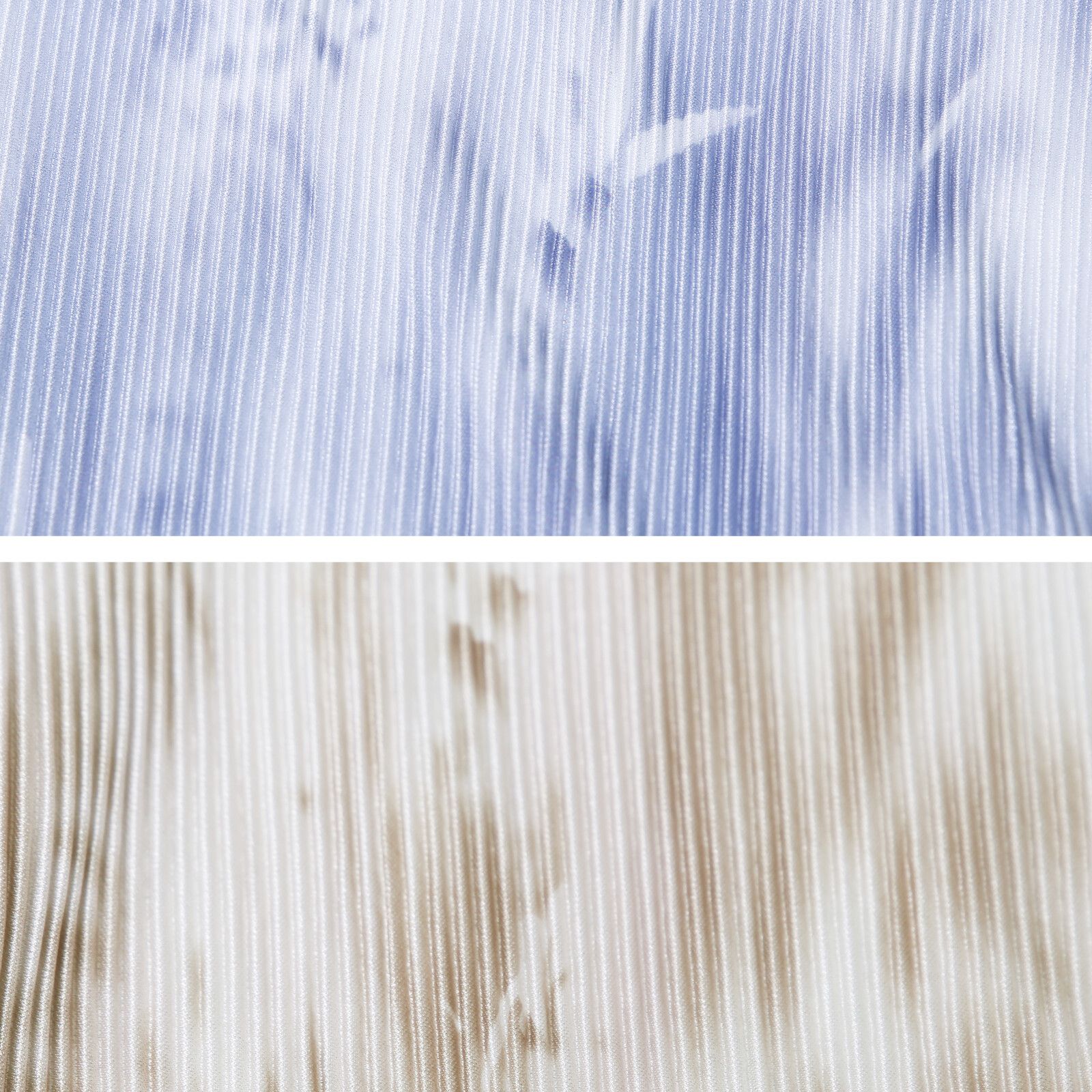 日本女裝代購 - 水波染風琴褶彈性寬褲-灰藍系 (M(Free size))