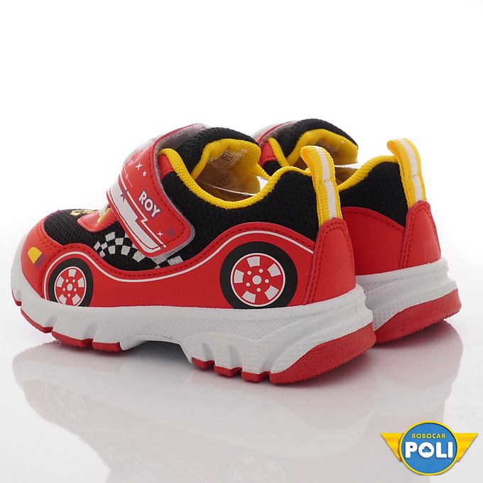 台灣製波力電燈運動童鞋(中小童段)-運動鞋-紅