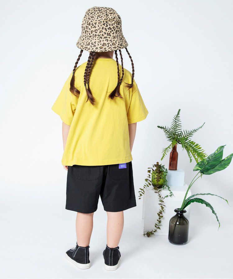 日本 BREEZE - 彩色標籤腰束口休閒短褲-軍綠