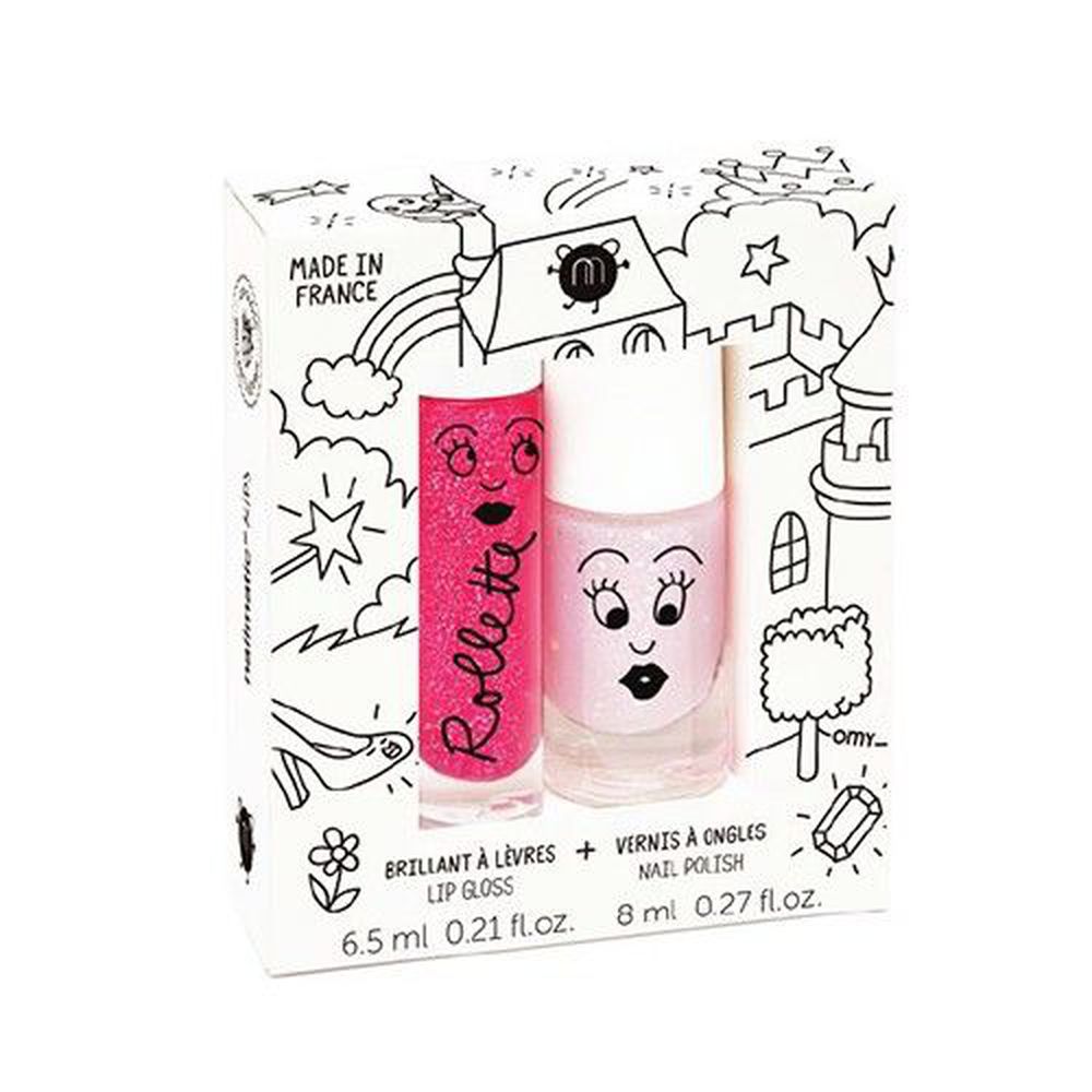 Nailmatic - Nailmatic Kids 法國兒童唇彩指甲油組-童話故事-6.5ml唇彩+8ml指甲油
