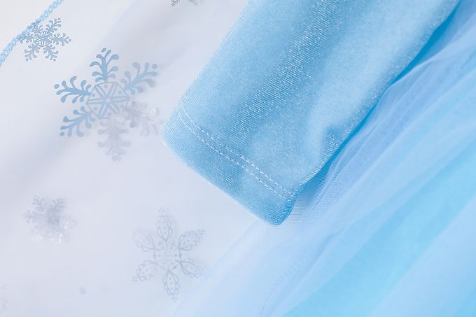 冰雪女王網紗洋裝-長袖