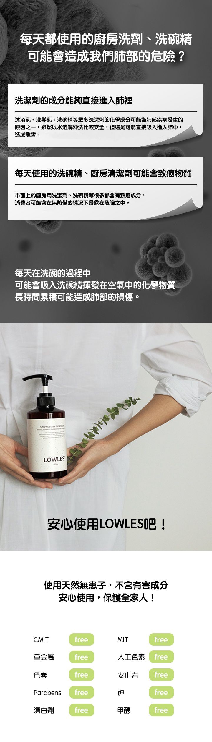 韓國 LOWLES - (1+1)食品級無患子蔬果碗盤洗潔液-正裝+補充包