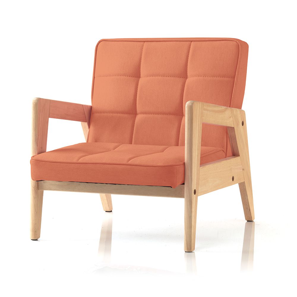 Comodo兒童時尚小沙發（ 單人 ）-甜橙橘