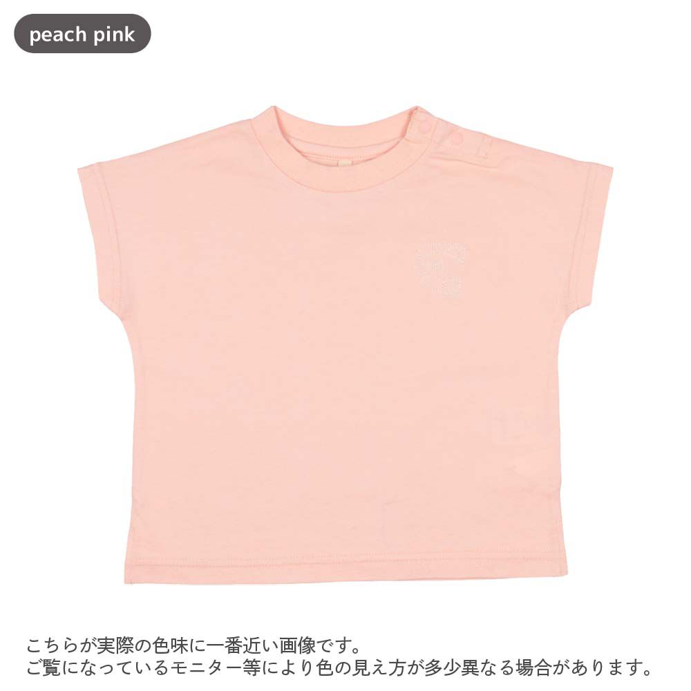 日本 ma lalumiere store - 純棉手繪風素雅短袖上衣-腳踏車-薄荷綠