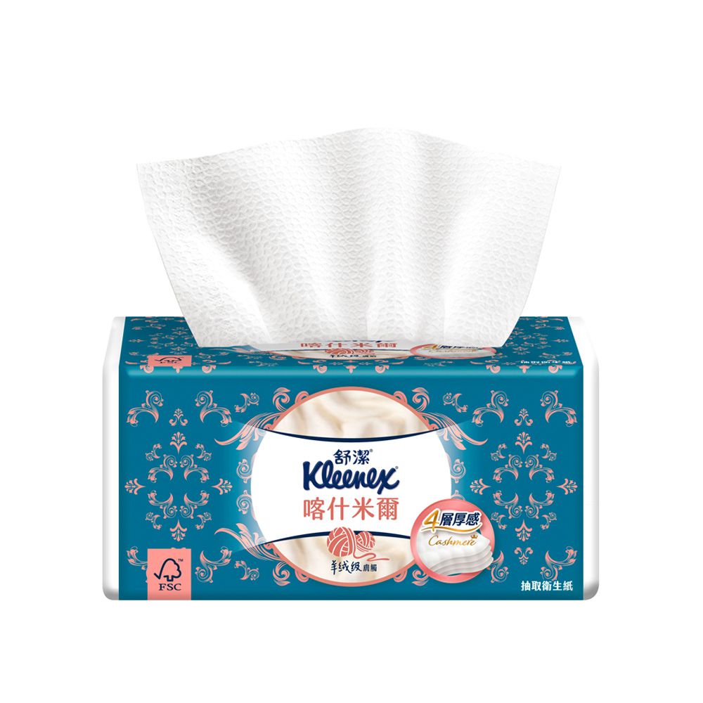 Kleenex 舒潔 - 頂級四層喀什米爾抽取衛生紙 90抽x6包x2串