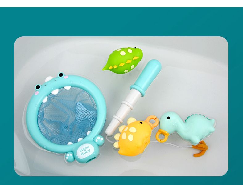 IngBaby - 恐龍撈魚釣魚組 洗澡玩具