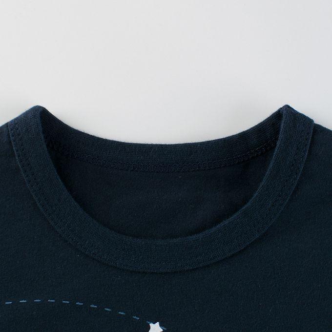 短袖棉T-銀河系-深藍色