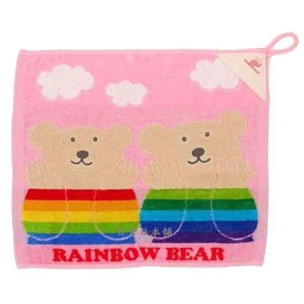 日本 Rainbow Bear	彩虹熊毛巾、方巾、擦手巾