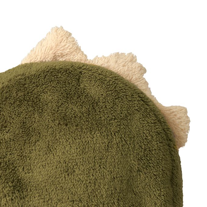 akachan honpo - 刷毛帽-動物-軍綠色