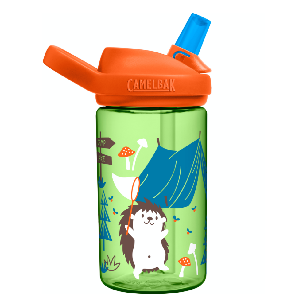 CamelBak - EDDY+ 兒童吸管運動水瓶-露營刺蝟-400ml