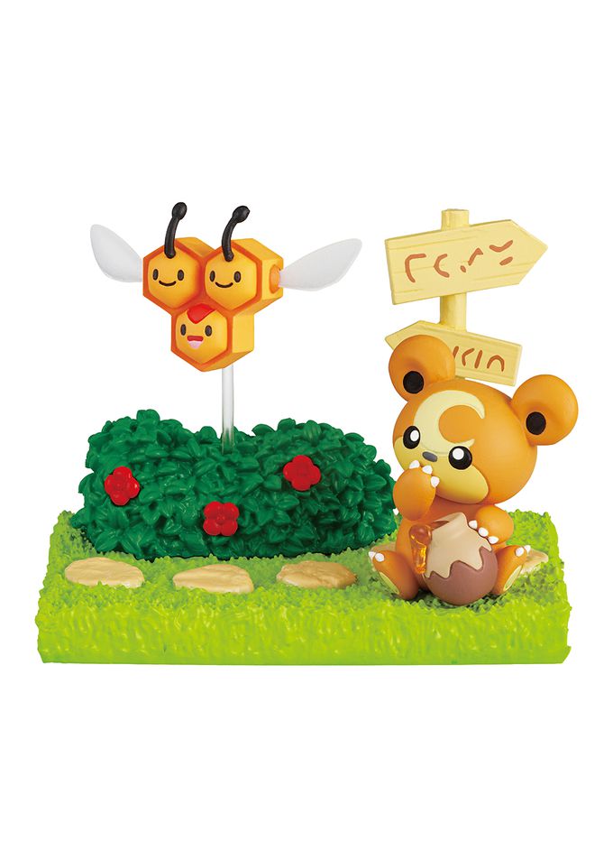 RE-MENT - 寶可夢系列 寶可夢花園 陽光灑落的午後 整組6種