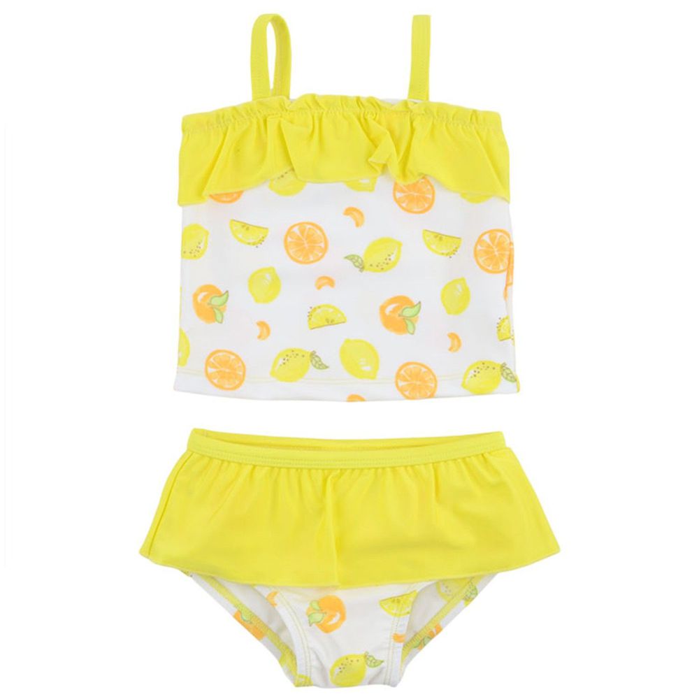 akachan honpo - 兩件式泳衣（水果）-黃色
