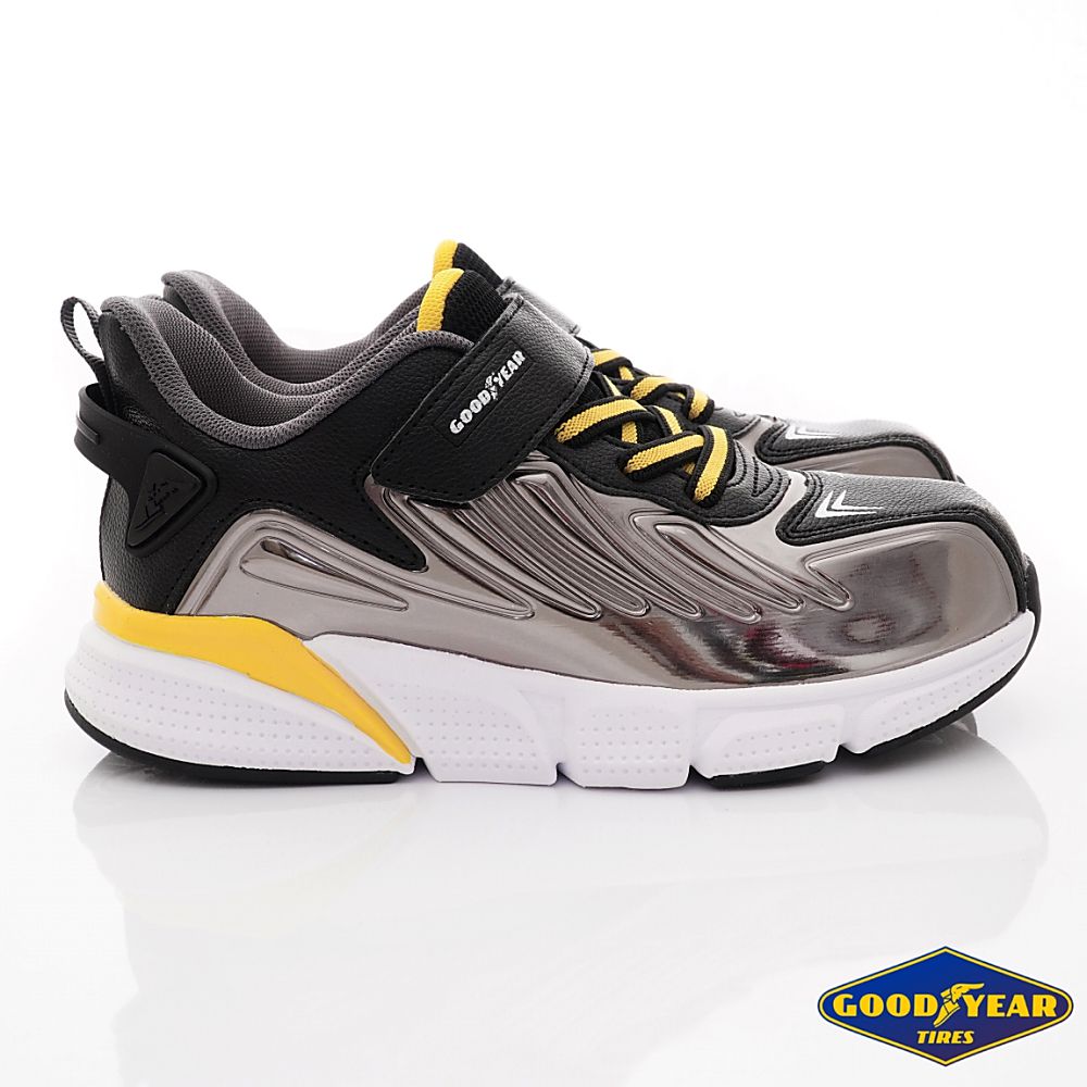 GOODYEAR - 固特異緩震慢跑童鞋(中大童段)-運動鞋-銀