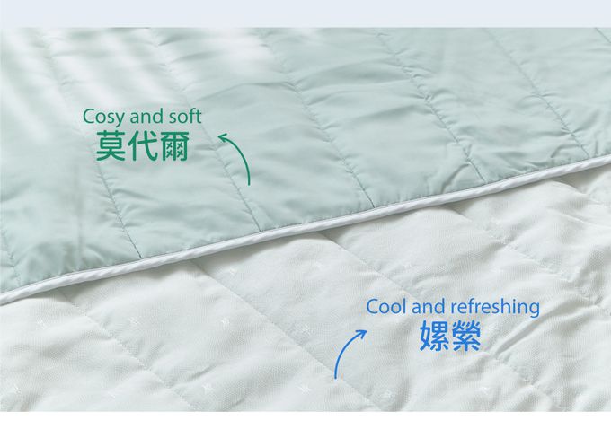 韓國 Hello HiZoo - 3D透氣雙面三層涼感四季被/涼被/透氣被/冷氣被(冰絲粉)