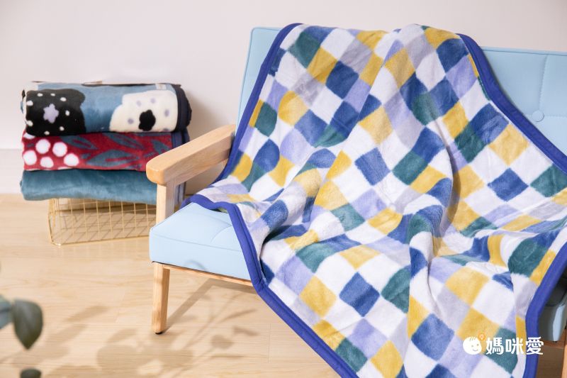 日本代購 - 【SOU·SOU】日本製質感保暖毛毯-格紋 (70x100cm)