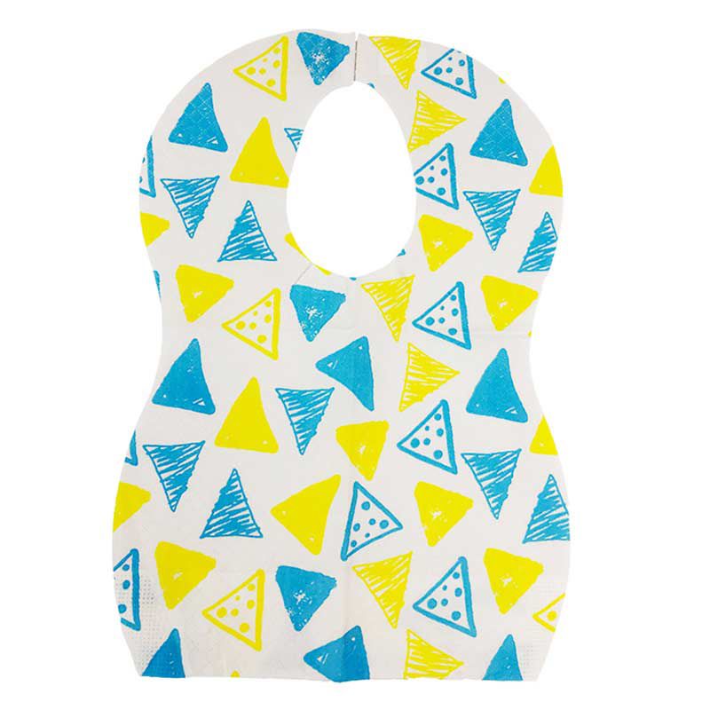 akachan honpo - 拋棄式嬰幼兒圍兜50片入-三角形-34×23cm