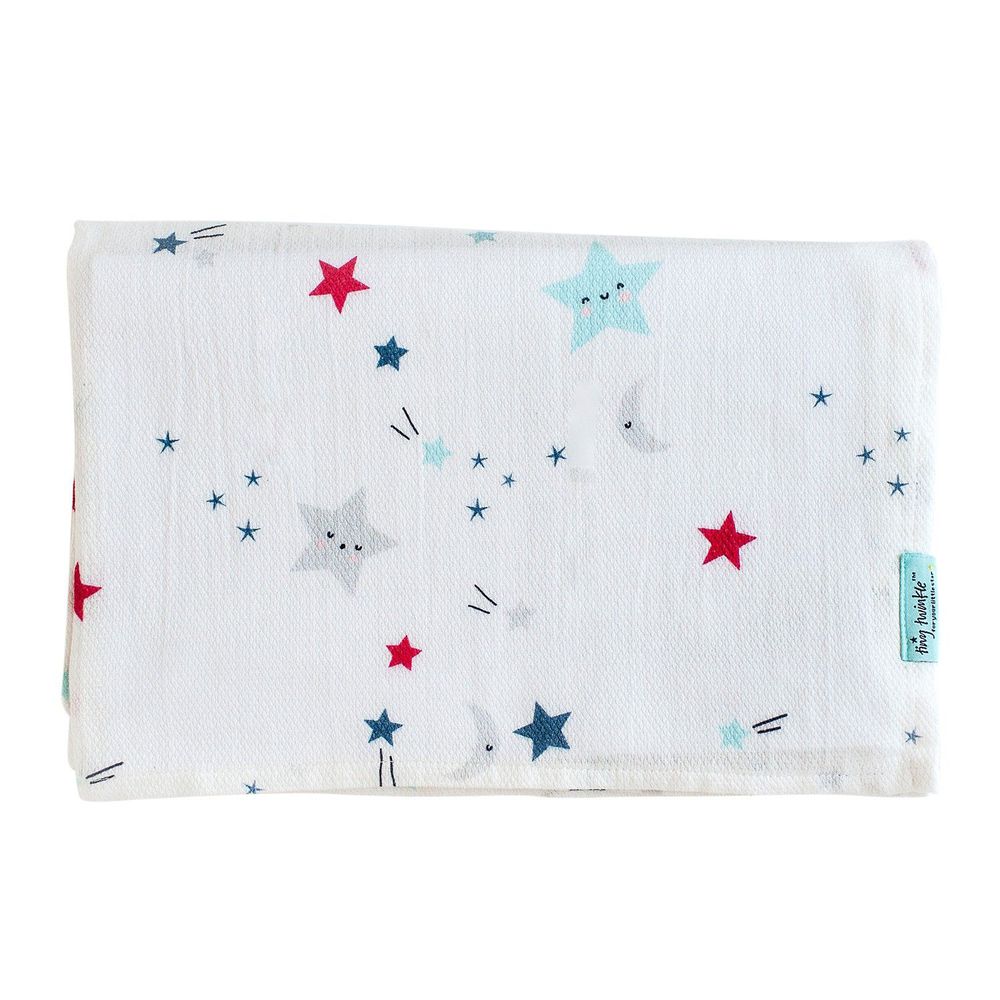 美國 tiny twinkle - Swaddle Blanket 紗布巾-星星