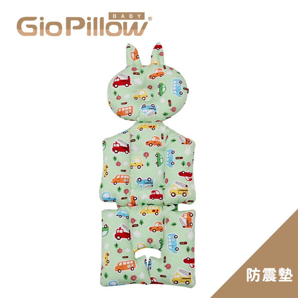 韓國 GIO Pillow - GIO雲感護頭型推車防震墊-趣味汽車