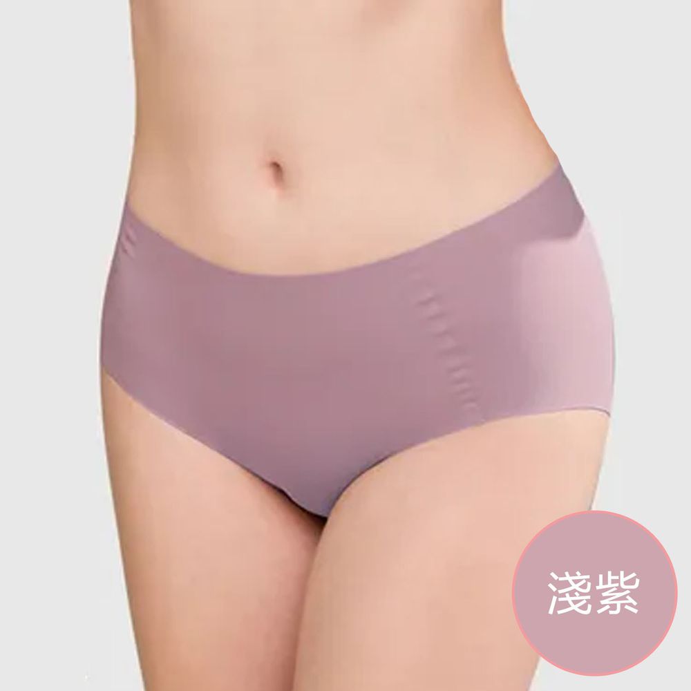 超勁氧 Supercare - 日用時尚款 中腰 抑菌生理褲-浅紫