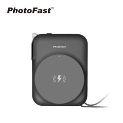 PhotoFast - ⚡有標示wh AllDay充 10000mAh Qi2 磁吸無線充行動電源-霧黑