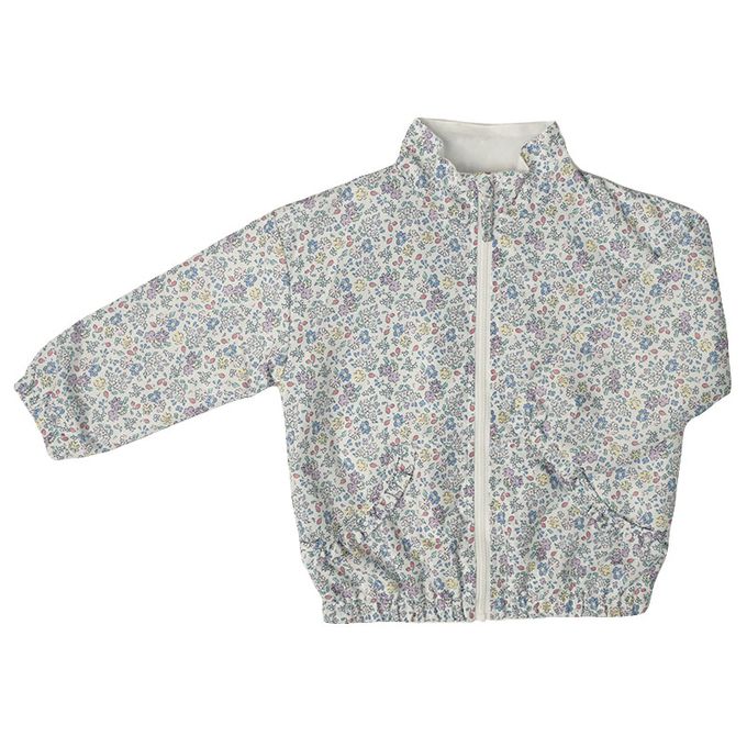 akachan honpo - 外套-小花-紫色