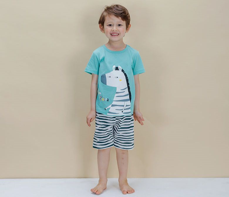 韓國 Sopoliini 童趣北歐風☺ 夏季純棉套裝 / 家居服