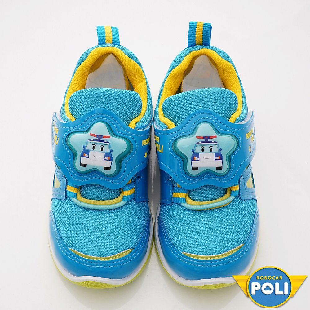 POLI 波力救援小英雄 - 台灣製POLI電燈運動鞋(中小童段)-運動鞋-藍
