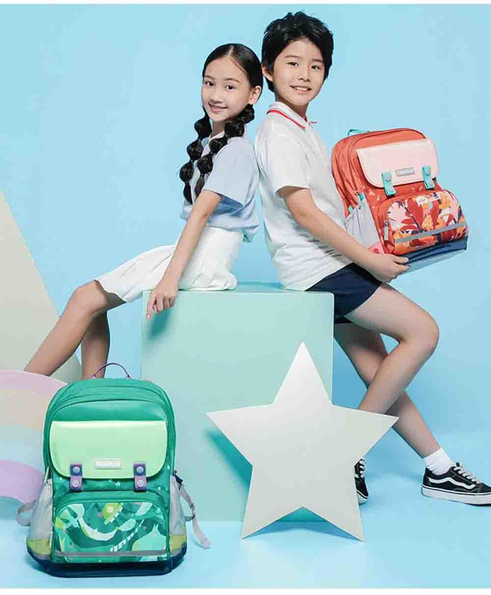 MoonRock - 護脊書包-SP200P 太空漫遊-藍色成長型護脊書包 建議身高120-160cm-21L