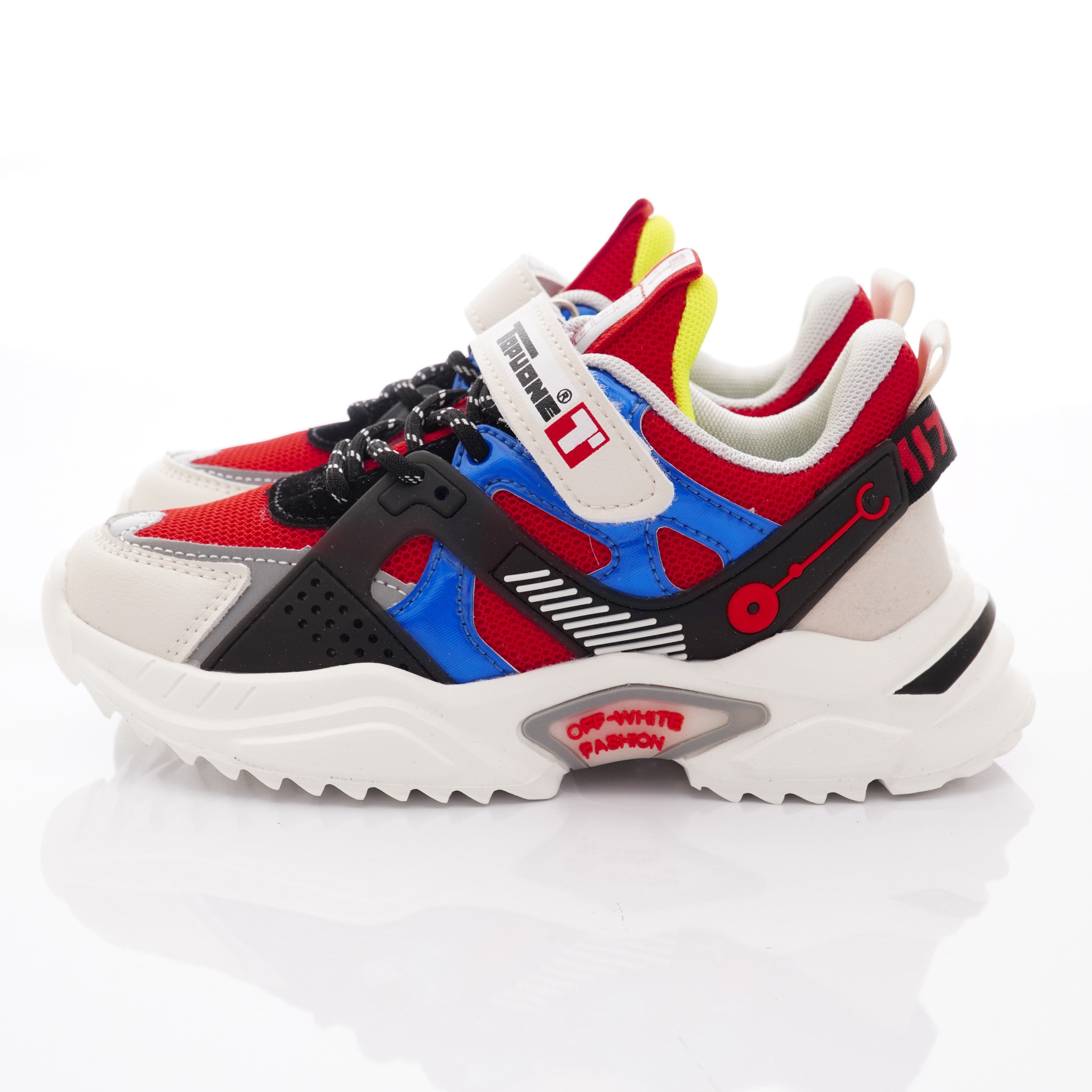 TOPUONE - 韓版機能運動款(大童段)-黑紅