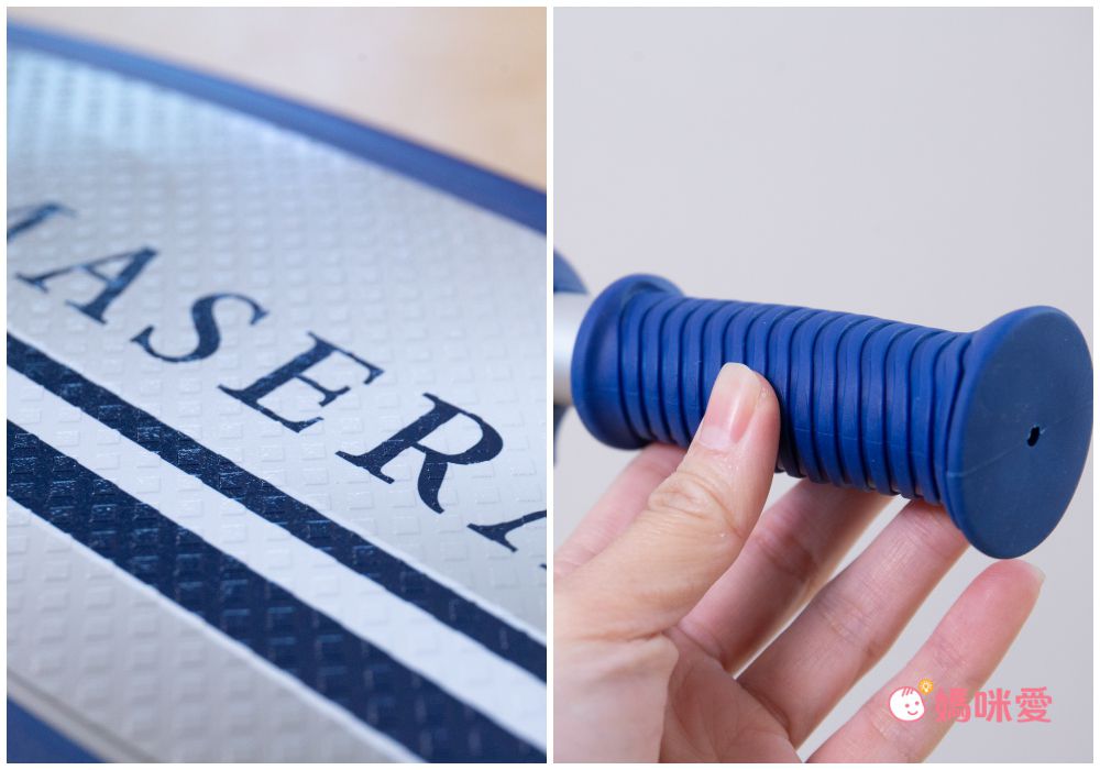 Maserati - 瑪莎拉蒂授權滑板車-藍色-(發光輪+可折疊)